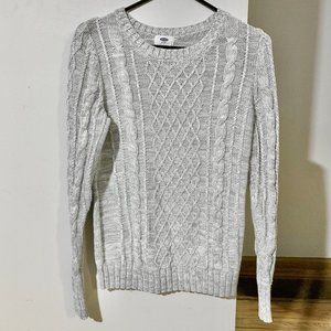 Cable knit sweater